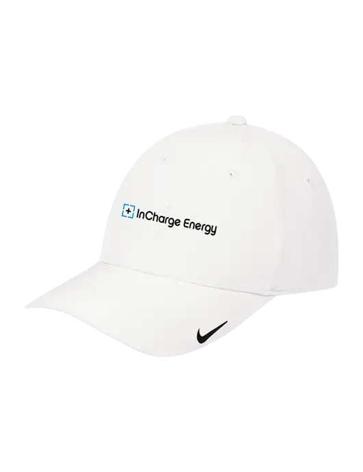 Nike White Dri-FIT Legacy Cap w/InCharge Logo