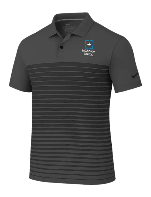Nike Dark Grey Dri-FIT Vapor Block Polo w/InCharge Logo