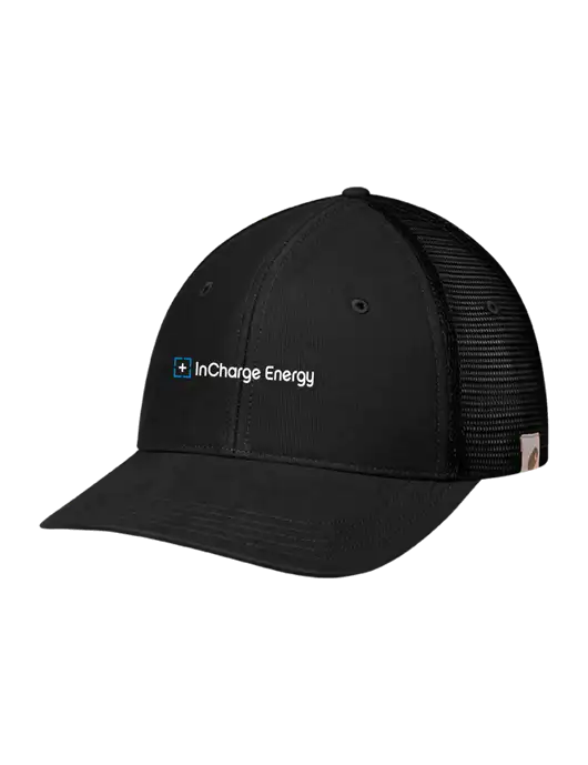 Carhartt Black Canvas Trucker Cap w/InCharge Logo
