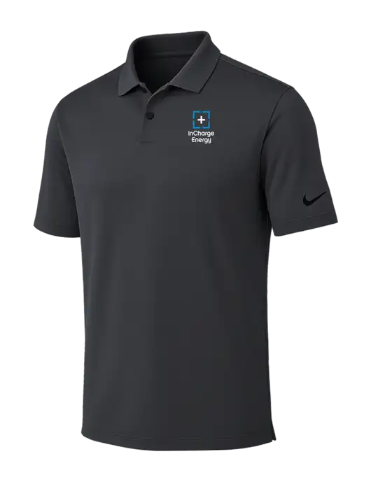 Nike Dark Grey Dri-FIT Vapor Polo w/InCharge Logo