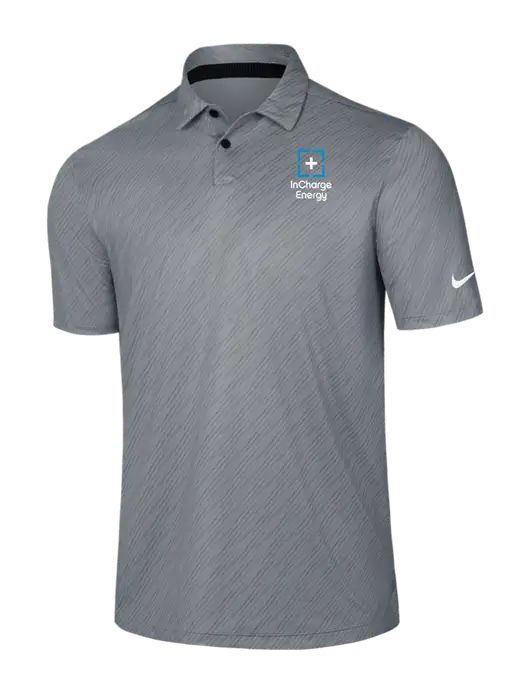 Nike Medium Grey Vapor Dash Polo w/InCharge Logo