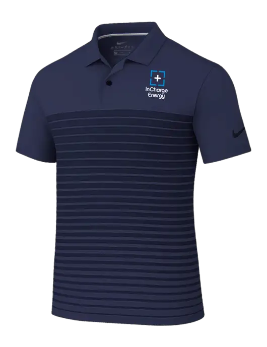Nike Navy Dri-FIT Vapor Block Polo w/InCharge Logo