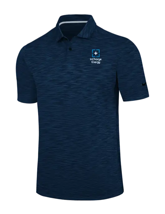 Nike Navy Dri-FIT Vapor Space Dyed Polo w/InCharge Logo
