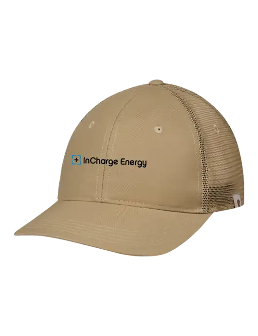 Carhartt Dark Tan Trucker Rugged Pro Series Cap w/InCharge Logo