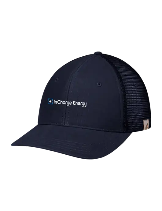 Carhartt Navy Canvas Trucker Cap w/InCharge Logo