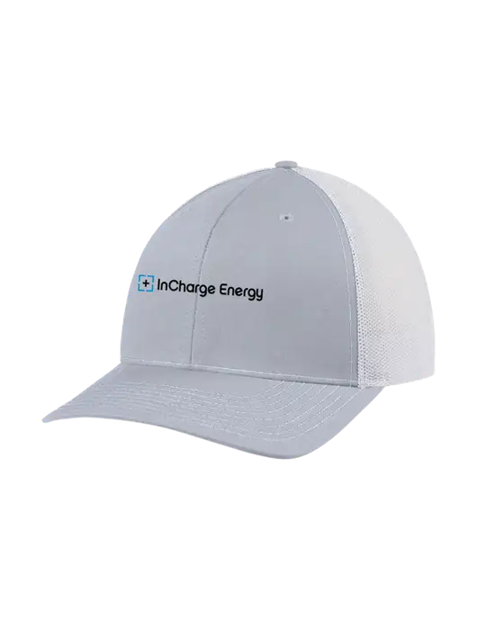 Richardson Adjustable Snapback Original 112 Trucker Cap Light Heather Grey w/White Mesh w/InCharge Logo