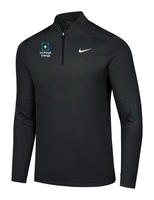 Nike Black Dri-FIT Element 1/2-Zip Pullover w/InCharge Logo