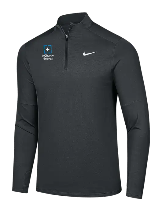 Nike Dark Grey Dri-FIT Element 1/2-Zip Pullover w/InCharge Logo