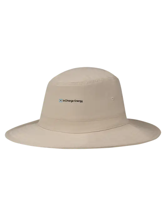 Tan Booney Sun Hat w/InCharge Logo