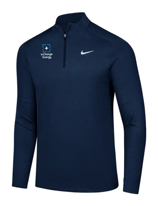Nike Dark Navy Dri-FIT Element 1/2-Zip Pullover w/InCharge Logo