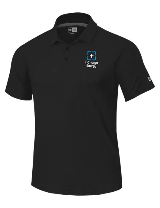 New Era Black Power Polo w/InCharge Logo