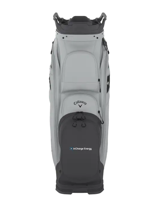 Callaway Org 14 Light Grey Cart Golf Bag  w/InCharge Logo