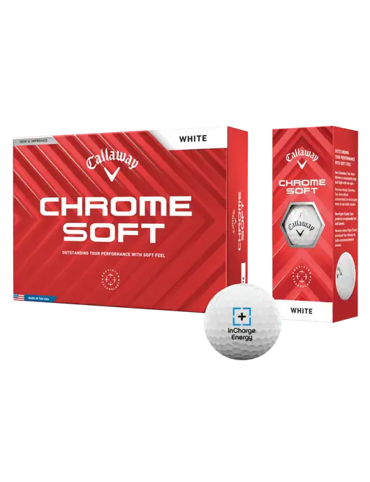 Callaway Chrome Soft Golf Balls 12/pk w/InCharge Logo