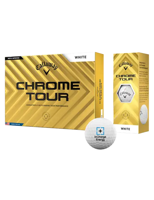 Callaway Chrome Tour Golf Balls 12/pkg w/InCharge Logo