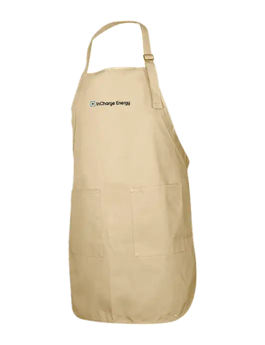 Full-Length Stone Apron With Pockets w/InCharge Logo