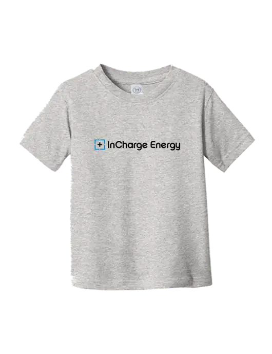Rabbit Skins Light Grey Heather Toddler Fine Jersey Tee w/InCharge Logo