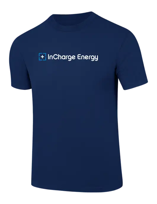Comfort Colors 6.1 oz Dark Navy Heavyweight Ring Spun T-Shirt w/InCharge Logo