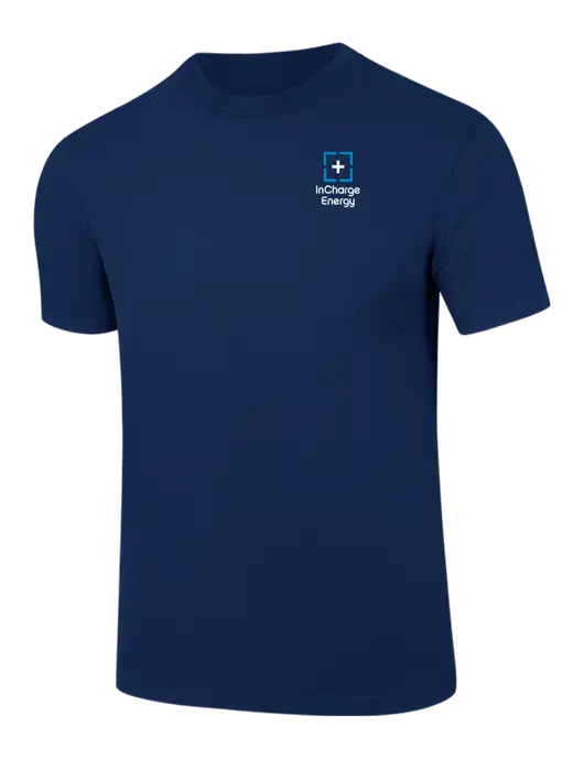 Comfort Colors 6.1 oz Dark Navy Heavyweight Ring Spun T-Shirt w/InCharge Logo