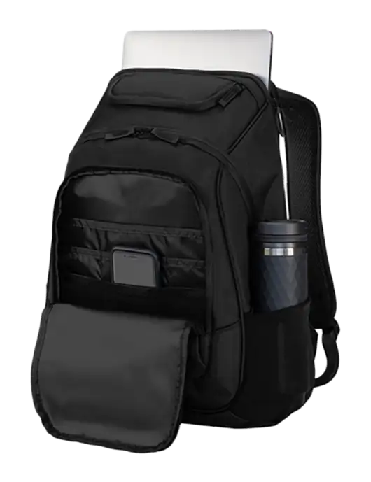 Executive Black Laptop Backpack w/InCharge Logo