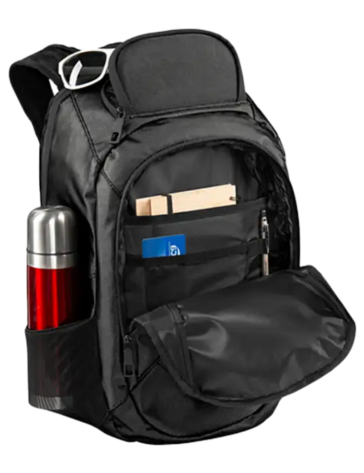 Stealth Dark Grey/Black Laptop Backpack w/InCharge Logo